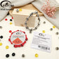 FATUBE Handmade DIY Accessorie Kit Spacer Beads Metal Plastic Loose Beads with Elastic Thread for Bracelets Necklaces Making