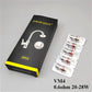 5pcs/box VM3 VM4 VM5 VM6 0.15ohm 0.02ohm 0.45ohm 0.6ohm Coils Head Machine Heater Core Faucet Joint Accessory