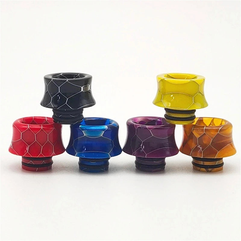 1PC 510 Drip Nozzle Resin Snake Pattern Straw Joint