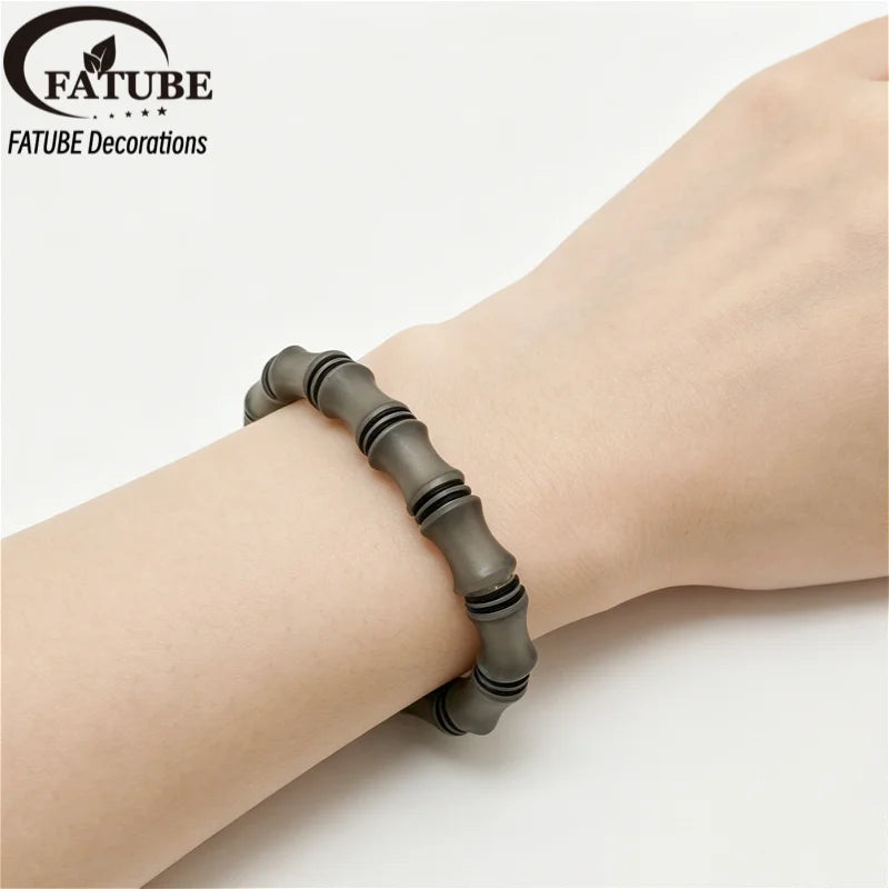 Multi Color FATUBE Spacer Beads Metal Plastic Loose Beads DIY Handmade Bracelet Jewelry Craft Making Kit With Elastic Thread