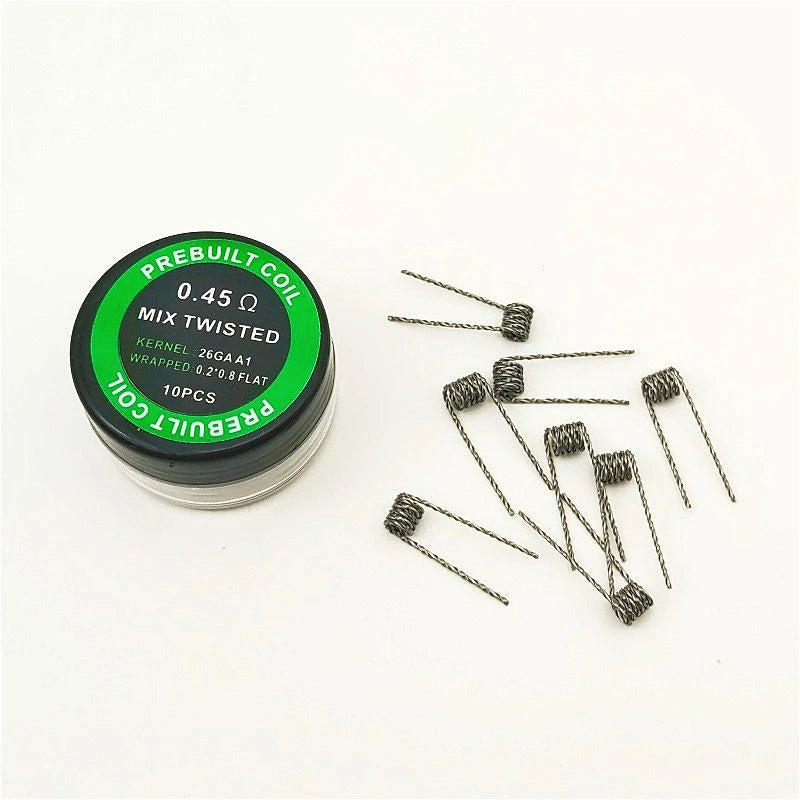 Finished Fancy Heating Wires Alien, Clapton, Twisted, Hive, Tiger, Quad Type - DIY Repair Accessory for RDA/RTA  Atomizers