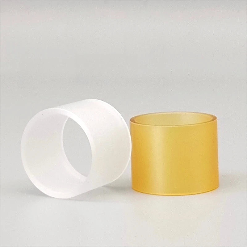 Plastic High Temperature Glossy Tube with Measuring Cup - For Measuring/Storing Small Amounts of Liquid