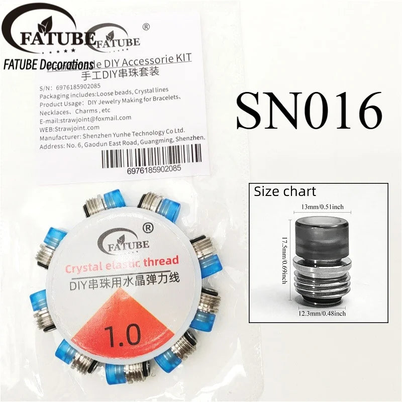 FATUBE DIY Bracelet Making Beads Mixed Metal Acrylic Spacer Beads for Personalized Jewelry Handmade Gifts Necklaces DIY Projects