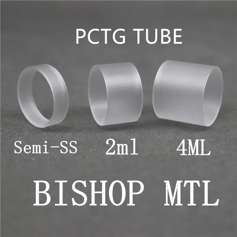 2PCS PEI PCTG TUBE for Bishop Semi-SS bishop MTL 2ml 4ml kuma