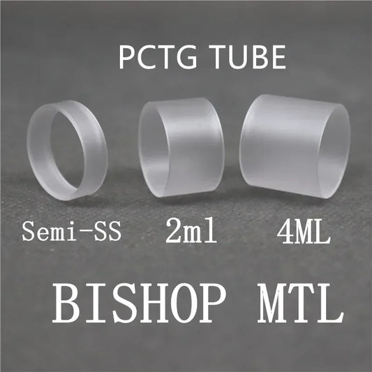 2PCS PEI PCTG TUBE for Bishop Semi-SS bishop MTL 2ml 4ml kuma