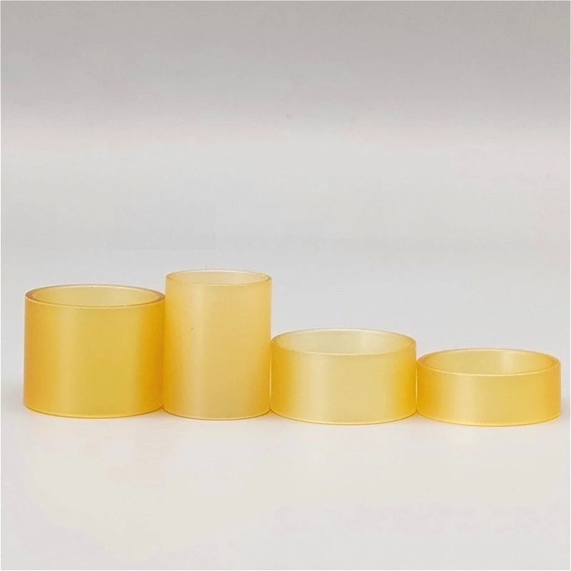 Plastic High Temperature Glossy Tube with Measuring Cup - For Measuring/Storing Small Amounts of Liquid