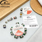 FATUBE Metal Resin Spacer Beads DIY Bracelet Jewelry Making Kit with 1.0mm Crystal Elastic Thread