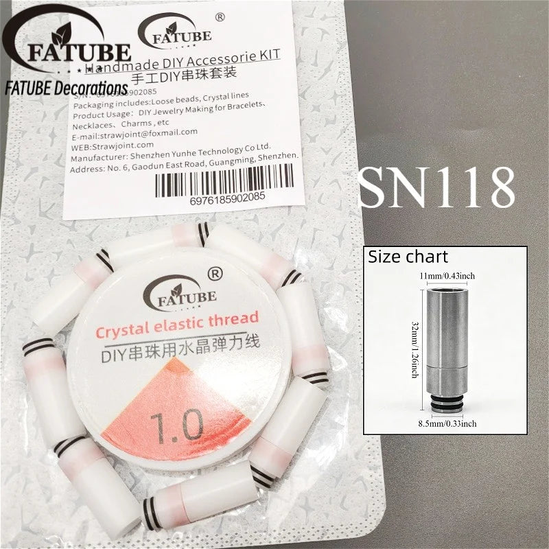 FATUBE Mixed Style Metal Plastic Beads DIY Jewelry Accessories for Bracelets, Necklaces, Personalized Gifts & DIY Projects