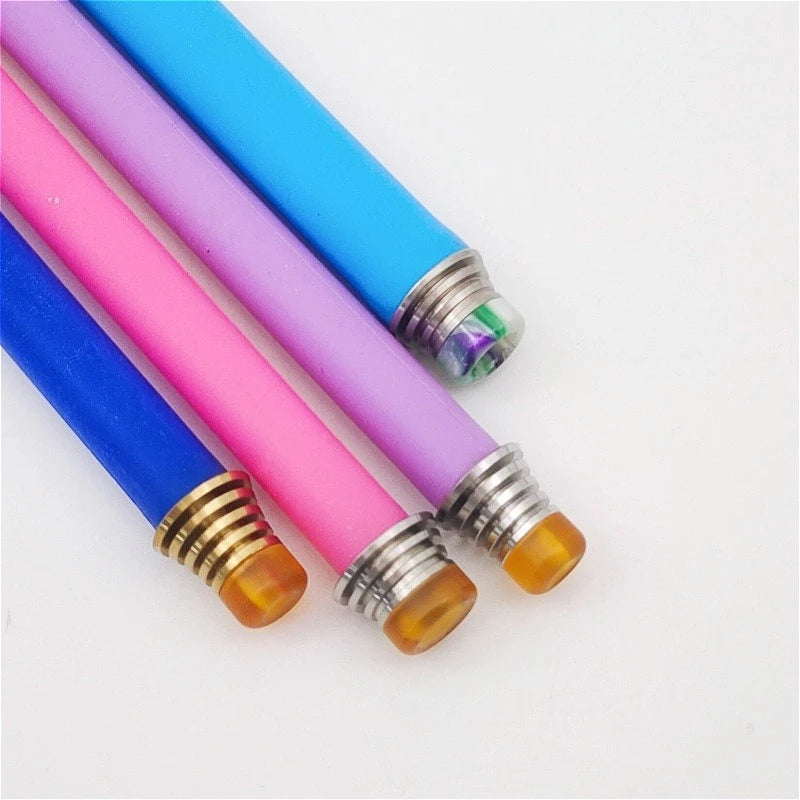 1PC 510 810 Drip Nozzle Tower Shaped Stainless Steel Resin PEI Straw Joint