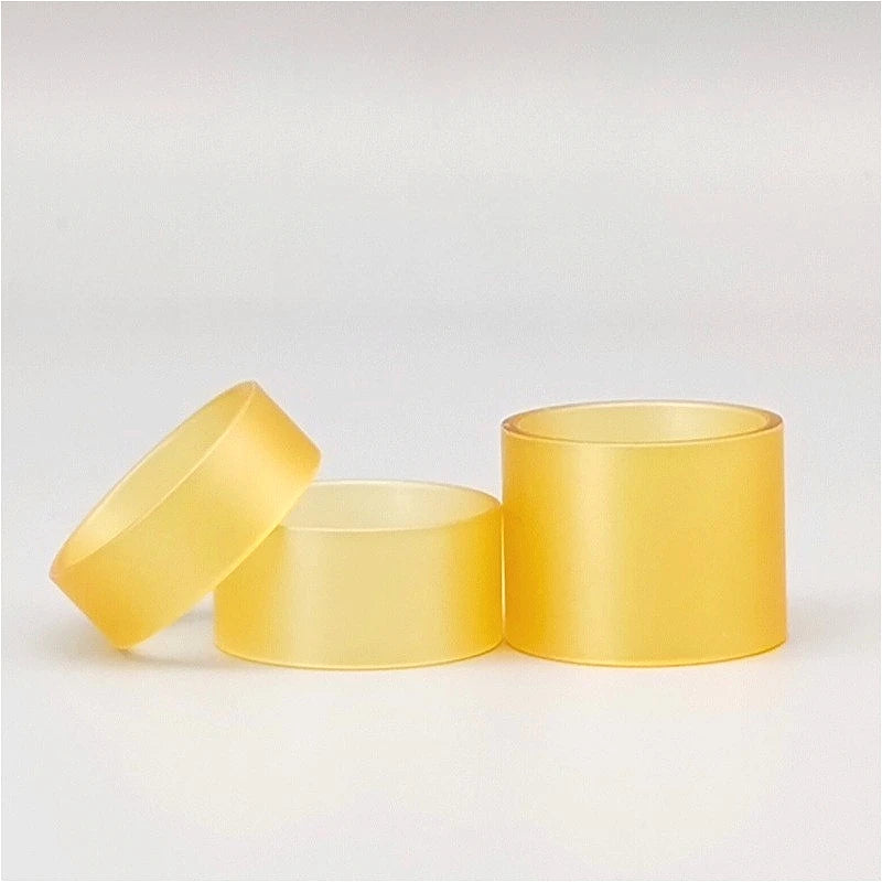 Plastic High Temperature Glossy Tube with Measuring Cup - For Measuring/Storing Small Amounts of Liquid