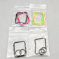 Seal Ring Set Square Silicone Gasket Glass Sheet Accessories for Boro CP2/CP3/CP5