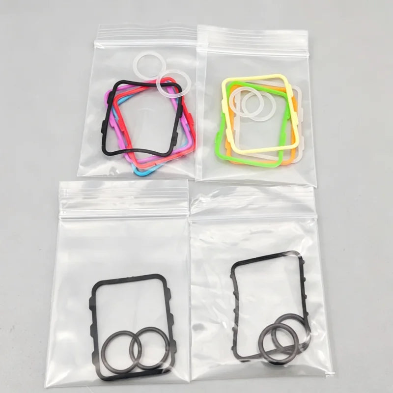 Seal Ring Set Square Silicone Gasket Glass Sheet Accessories for Boro CP2/CP3/CP5