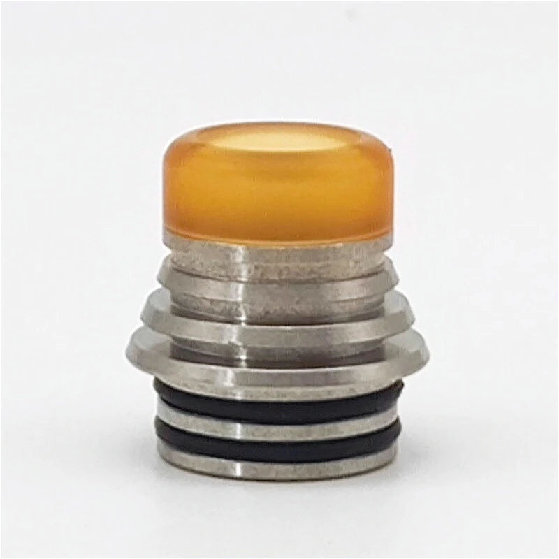 1PC 510 810 Drip Nozzle Tower Shaped Stainless Steel Resin PEI Straw Joint