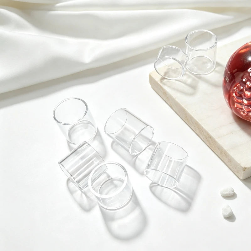 Straw Joint Borosilicate Glass Straw Joint OD23 OD23.5 Straight Hollow Drinking Glass Tube Replacement Fittings.