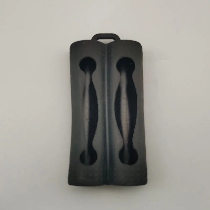 1PC 18650 Dual-Battery Silicone Sleeve, Storage & Decoration Anti-Slip Shockproof Protective Cover