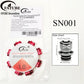 Multicolor Round Aluminum Loose Beads with Crystal Elastic Thread Handmade DIY Beading Kit for Bracelet Necklace Jewelry Making