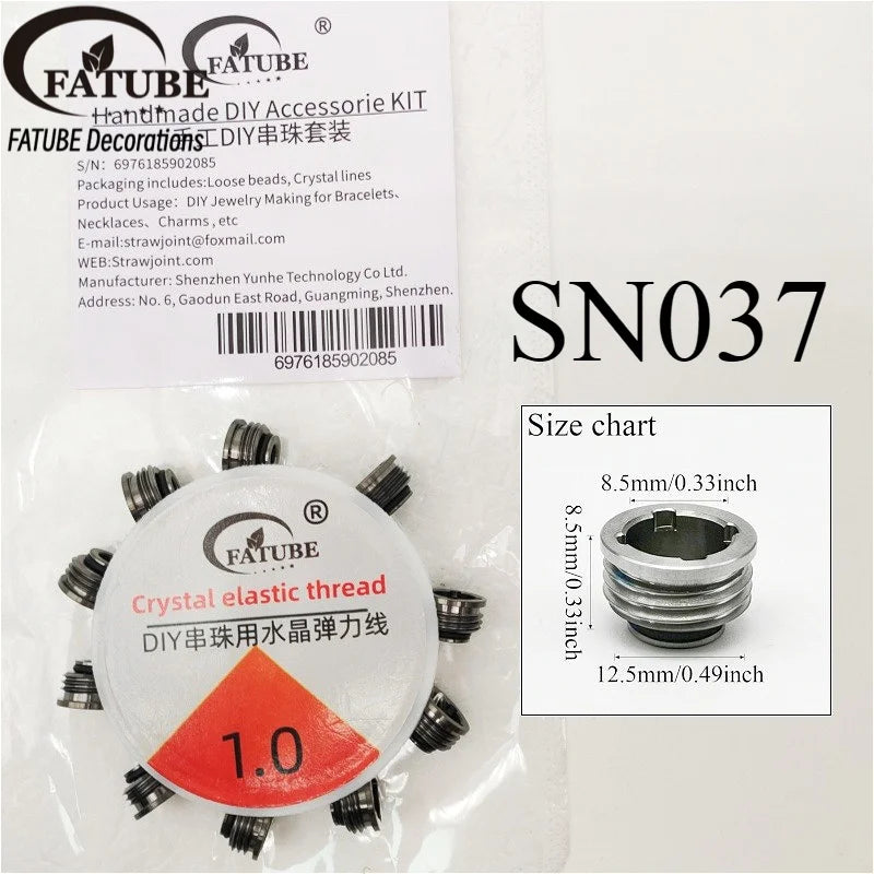 Multi Color Stainless Steel Spacer Beads Large Hole Loose Metal Bead DIY Handmade Jewelry Making Supplies For Bracelet Necklace
