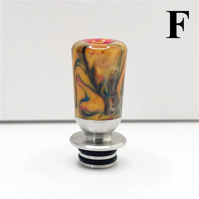 1PC 510 Drip Nozzle Stainless Steel Resin Hat Shaped Straw Joint