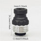 1pc Billet Box BB Drip Nozzle Aluminum Alloy NUKE Integrated Straw Joint