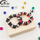 DIY Bracelet Making Spacer Beads Anodized Aluminum Screw Loose Beads for Jewelry Making Handmade Wristband Accessories
