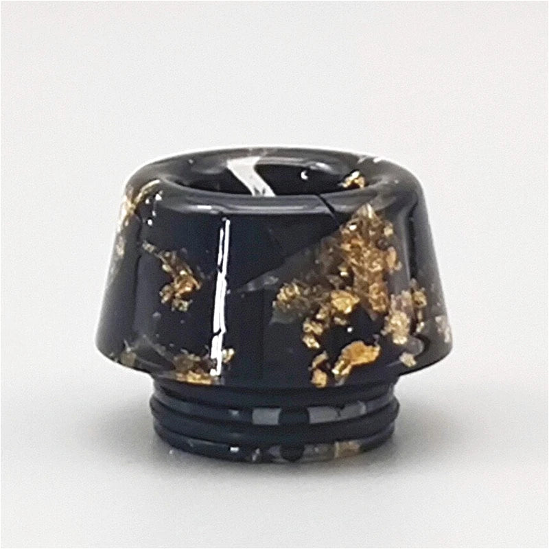 1PC 810 Resin Drip Nozzle with Gold Spots Straw Joint