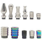 1PC 510 810 Drip Nozzle multi-shaped Stainless Steel Straw Joint