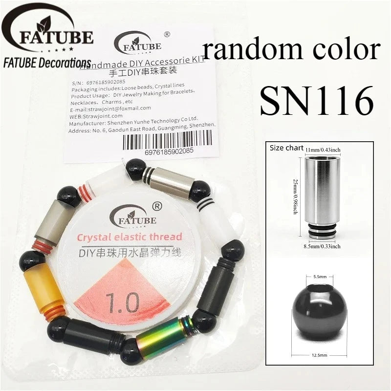 FATUBE Mixed Style Metal Plastic Beads DIY Jewelry Accessories for Bracelets, Necklaces, Personalized Gifts & DIY Projects