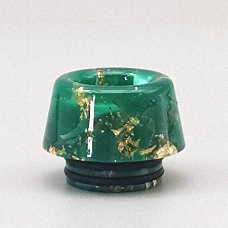 1PC 810 Resin Drip Nozzle with Gold Spots Straw Joint