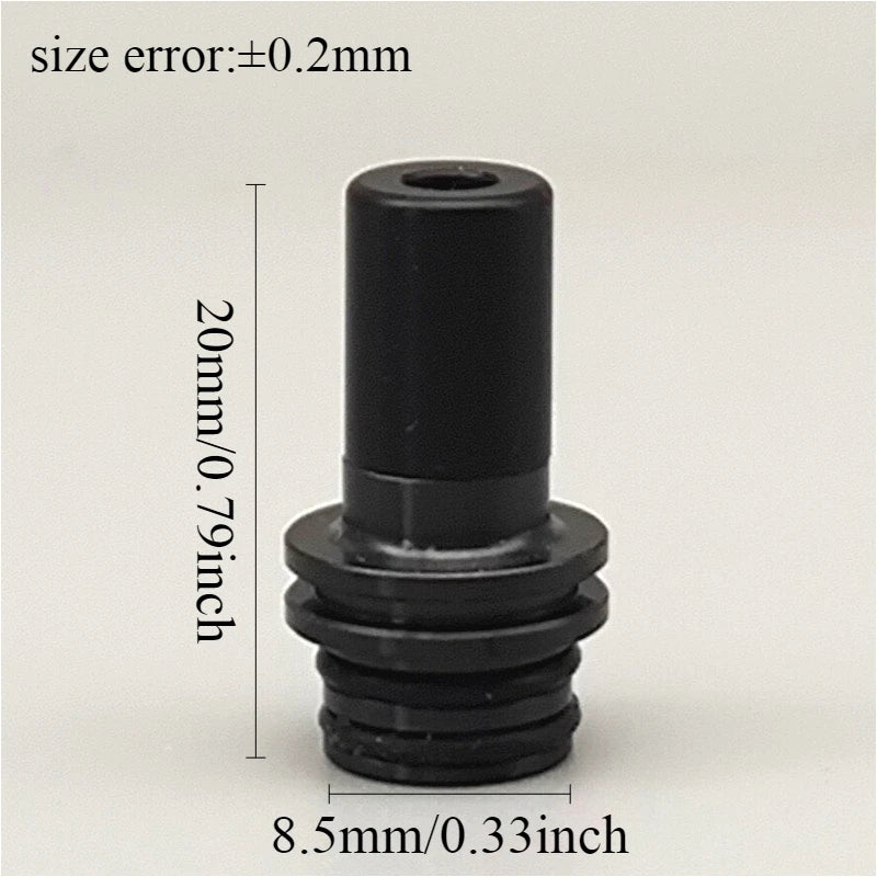 1PC 510 Stainless Steel Plastic POM PEI Drip Nozzle BP Mods Pioneer Straw Joint