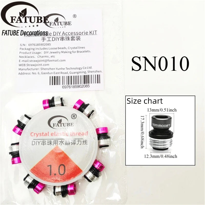DIY Bracelet Making Spacer Beads Anodized Aluminum Screw Loose Beads for Jewelry Making Handmade Wristband Accessories