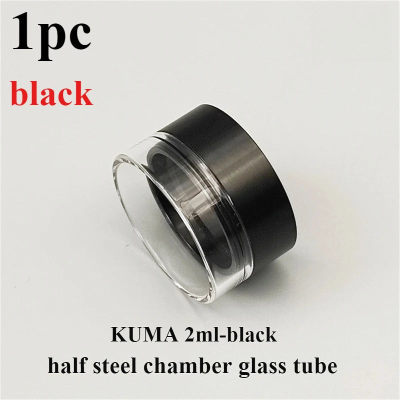 1PC Full steel chamber half steel chamber straight tube for KUMA 2ml 4.5ml 6ml KUMA nano Kit 2ml 6ml Hardware Accessories