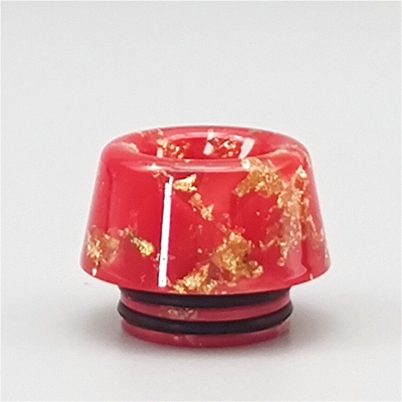 1PC 810 Resin Drip Nozzle with Gold Spots Straw Joint