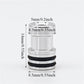 1PC 510 Drip Nozzle Aluminum Alloy Multicolor Straw Joint