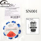 Multicolor Round Aluminum Loose Beads with Crystal Elastic Thread Handmade DIY Beading Kit for Bracelet Necklace Jewelry Making