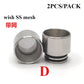 810 Stainless Steel with Filter Screen, Anti Explosion Oil Stainless Steel Straw Joint
