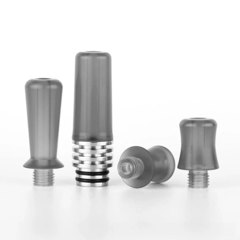 1Set 510 Drip Tip Kit Stainless Steel Plastic PEI POM Mouthpiece Connector