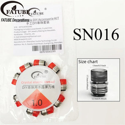 FATUBE DIY Bracelet Making Beads Mixed Metal Acrylic Spacer Beads for Personalized Jewelry Handmade Gifts Necklaces DIY Projects