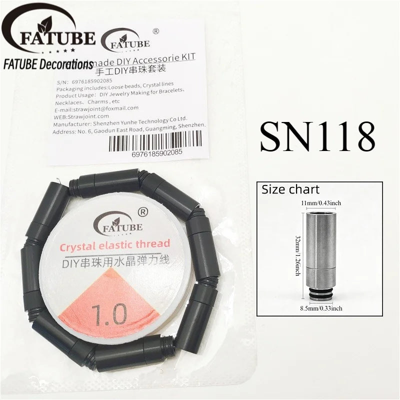 FATUBE Mixed Style Metal Plastic Beads DIY Jewelry Accessories for Bracelets, Necklaces, Personalized Gifts & DIY Projects