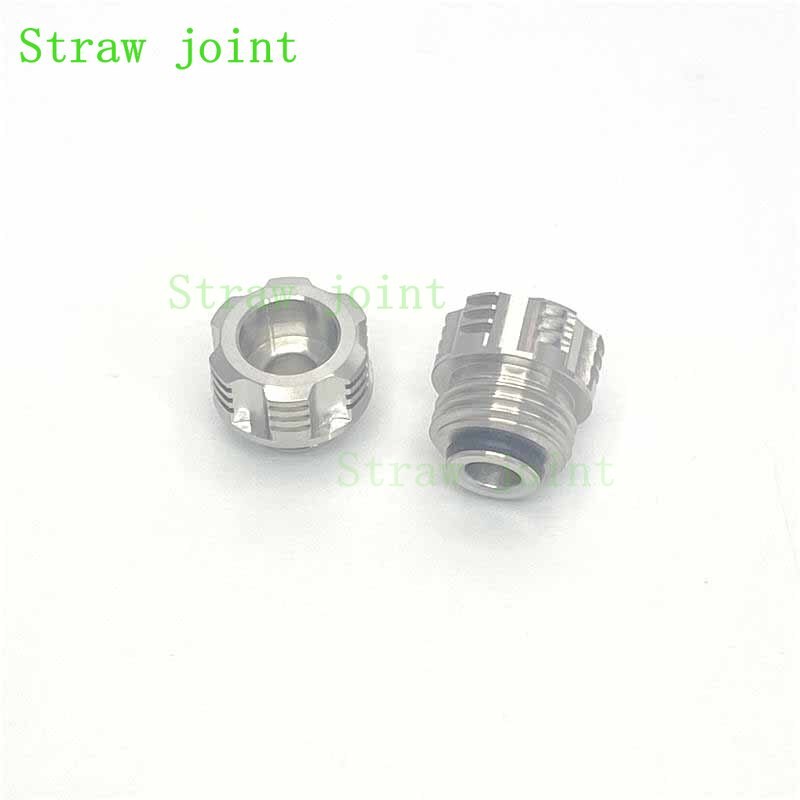 FATUBE 1 Pcs Stainless Steel 415 quick disconnect connector 510 to 510 / BB Billet Box to 510 adapter Straw Joint