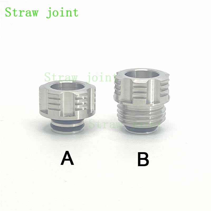 FATUBE 1 Pcs Stainless Steel 415 quick disconnect connector 510 to 510 / BB Billet Box to 510 adapter Straw Joint