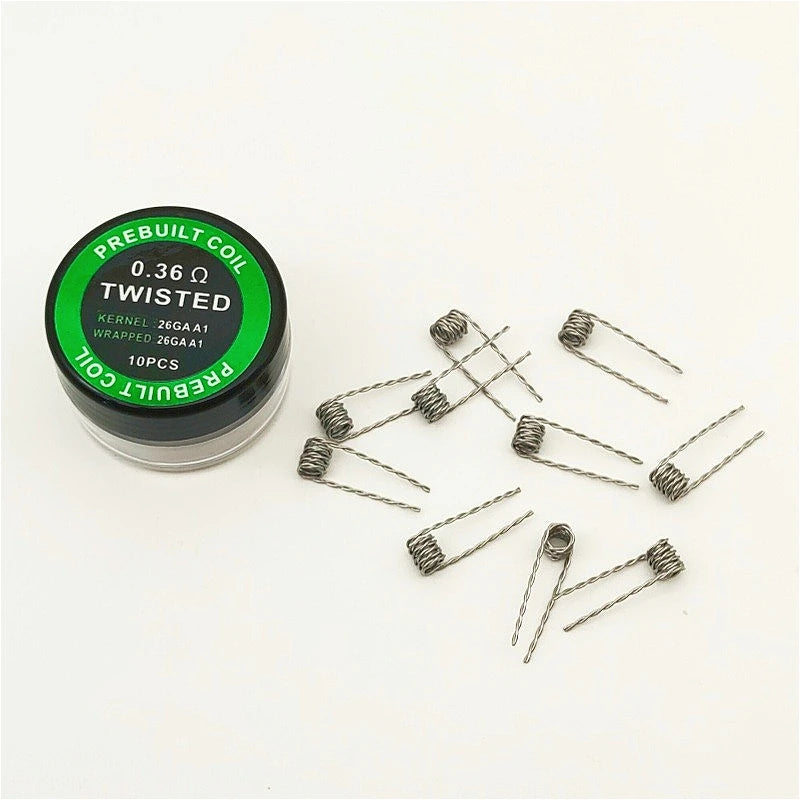 Finished Fancy Heating Wires Alien, Clapton, Twisted, Hive, Tiger, Quad Type - DIY Repair Accessory for RDA/RTA  Atomizers