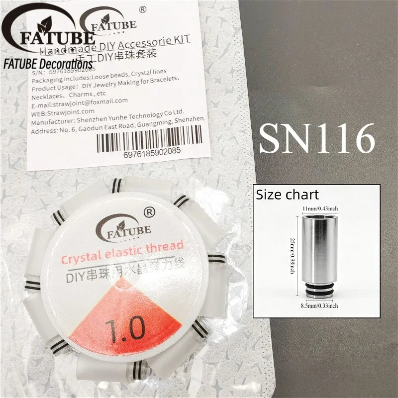 FATUBE Mixed Style Metal Plastic Beads DIY Jewelry Accessories for Bracelets, Necklaces, Personalized Gifts & DIY Projects