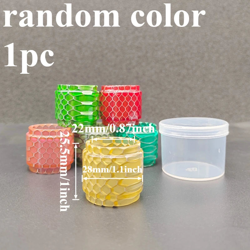 Honeycomb Marbled Resin Cylinder Sleeve Fat Tube Decorative Display Holder Round Resin Tube Accessories for Display Ornament