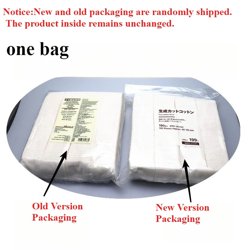 Organic 100% Cotton absorbent cotton Soft Pad 50x60mm Clean Cotton DIY Filling Material