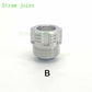 BB Billet Box Various Accessories BoRo Monarchy Multi Vhistle 316SS POM PC PEEK PEI 510 Straw Joint Adapter 1PC Random color