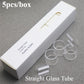 Clear Black Straight Bubble Glass Tube PCTG Glossy Knurling Tube for Kuma 2ml 4.5ml 6.5ml KUMA Combi Tank 2ml 4ml Accessory