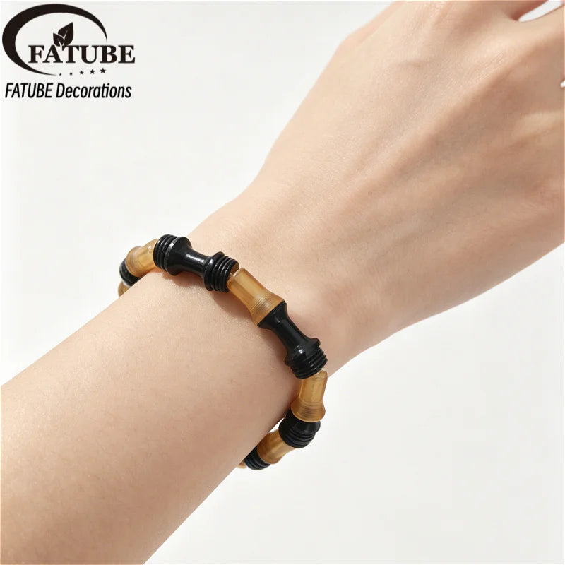 FATUBE Metal Plastic Spacer Beads DIY Bracelet Necklace Making Jewelry Accessories Handmade Craft Beads