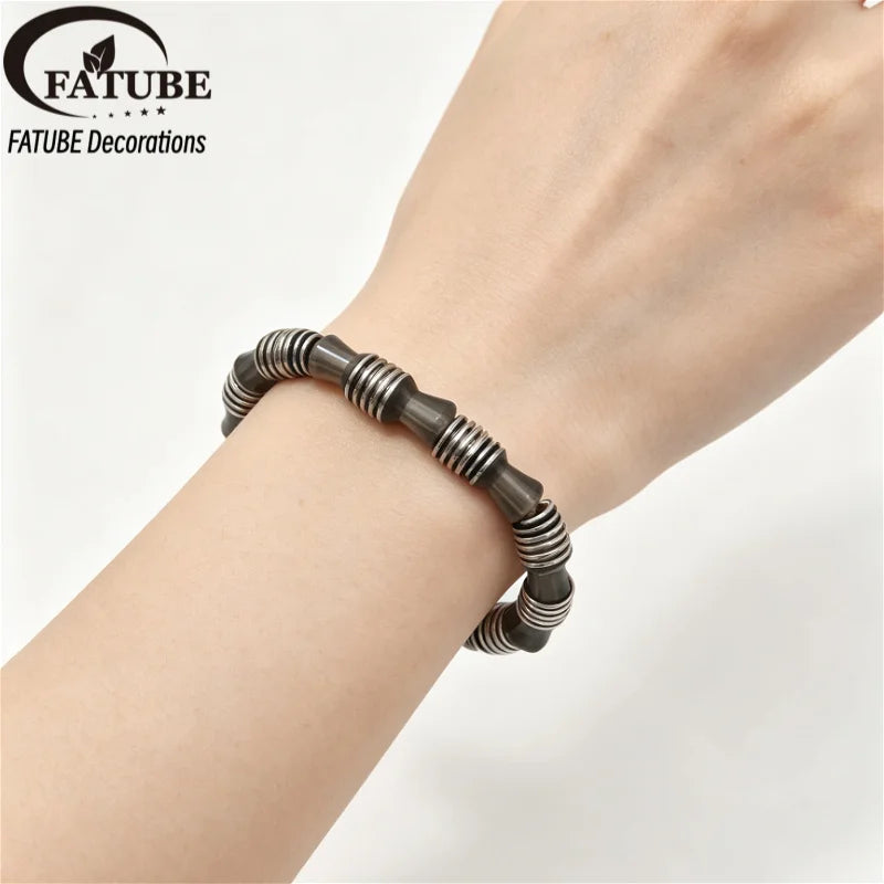 FATUBE Metal Plastic Spacer Bead DIY Bracelet Making Kit Handmade Jewelry Making Loose Bead for Necklace Charm Craft Accessories