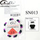 FATUBE Mixed Color Aluminum & Glossy Black Round Ball Spacer Loose Beads for DIY Bracelet Handmade Jewelry Making Parts