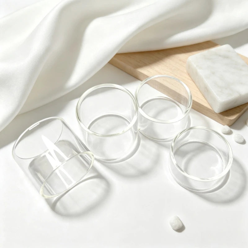 Straw Joint Borosilicate Glass Straw Joint OD26 OD27 OD28 OD29 OD30 Straight Hollow Drinking Glass Tube DIY Replacement Accessory